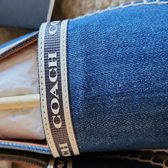 Adorable NWT IOB Coach Corrie Denim Espadrilles Slip-ons 💙 - Picture 6 of 16